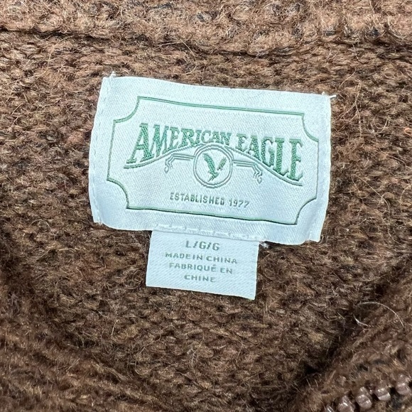 American‎ Eagle Brown Sweater Size Large - Picture 6 of 7